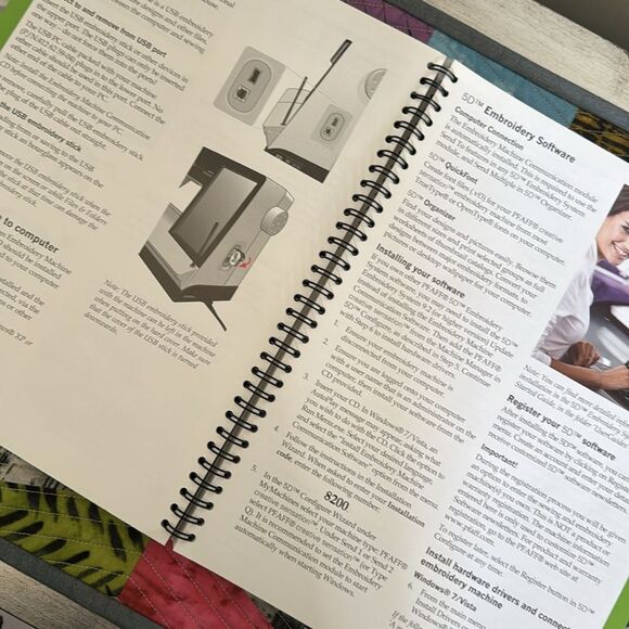 Pfaff Creative Sensation Sewing Machine Manual - Picture 7 of 8